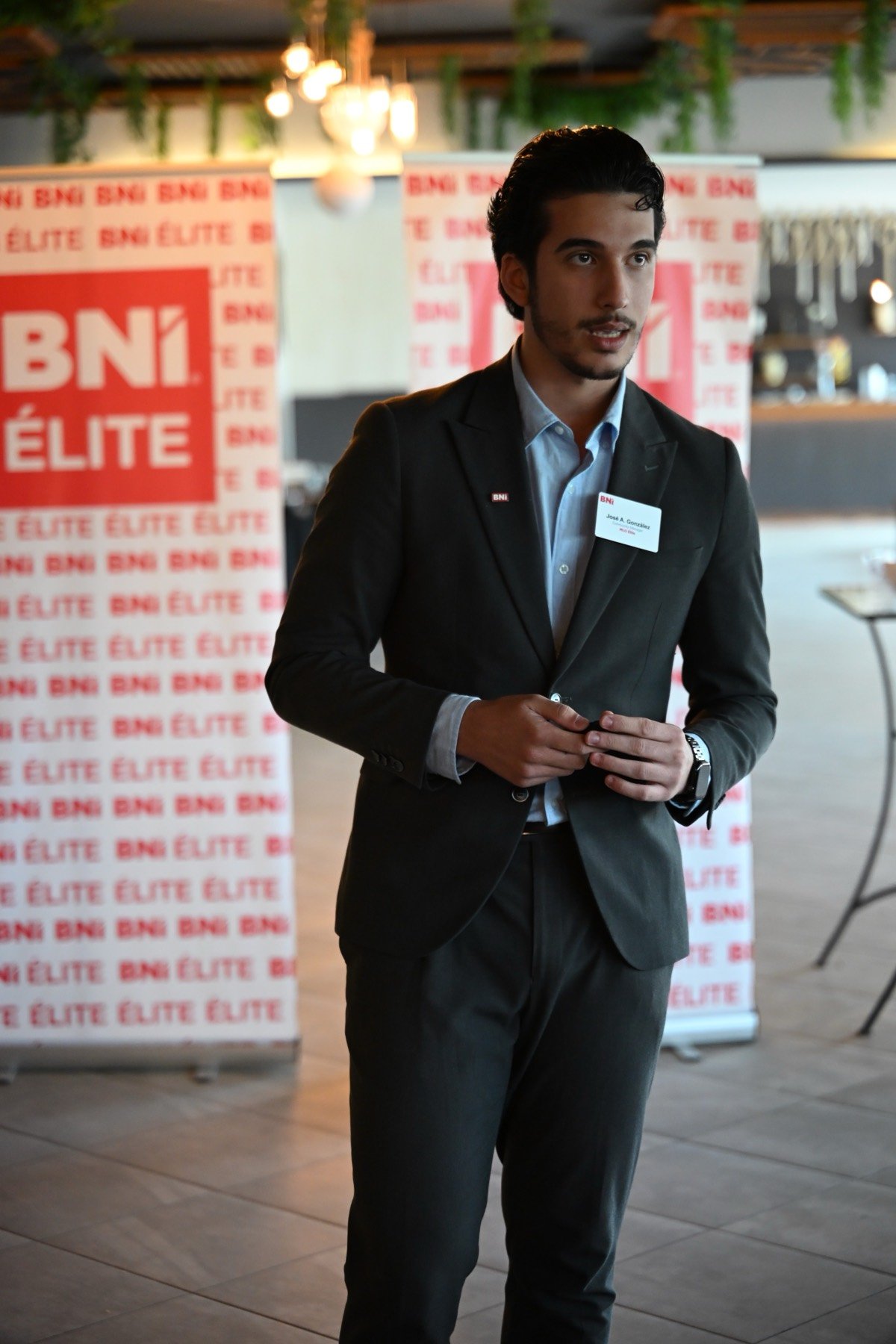 José Antonio González Corraliza durante una ponencia en BNI Élite